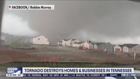 Tornado destroys homes in Tennessee