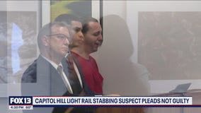 ‘He made a decision to kill my son:’ Suspect in Capitol Hill light rail stabbing pleads not guilty