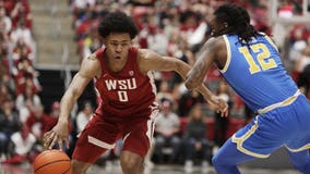 No. 19 Washington State ties school record for conference wins with 77-65 victory over UCLA