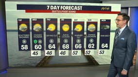 Seattle weather: Cooler temperatures with scattered showers