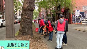 Mayor Harrell, hundreds of volunteers help clean up streets on One Seattle Day of Service