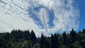 The plane truth: What made this spooky-looking cloud near Portland?