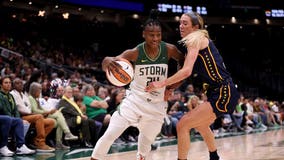 Jewell Loyd scores 32 points, Storm fall 90-86 to Fever