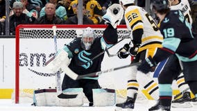 Kraken shutout Penguins 2-0 behind 33 saves from Philipp Grubauer