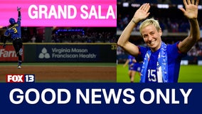 Good News Only: J.P. Crawford's grand slam, Megan Rapinoe's triumphant sendoff, fiery rescues caught on video