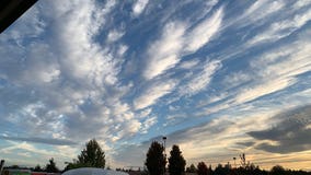 Mother Nature puts on dramatic cloud show over Labor Day Weekend