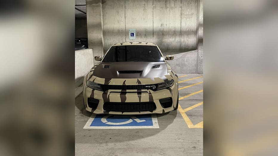 belltown hellcat parking in handicap spot