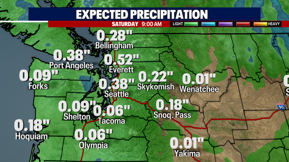 More rain heading to Western Washington