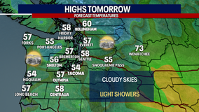 Seattle Weather: Light showers return Friday